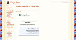 Desktop Screenshot of ninjasaga.zszatopkovych.eu